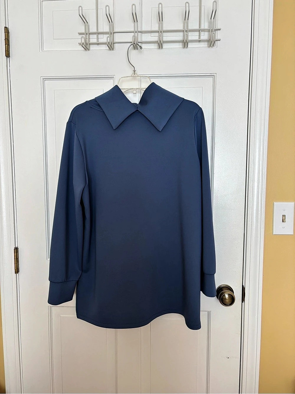Women's Blue Collared Blouse Like New